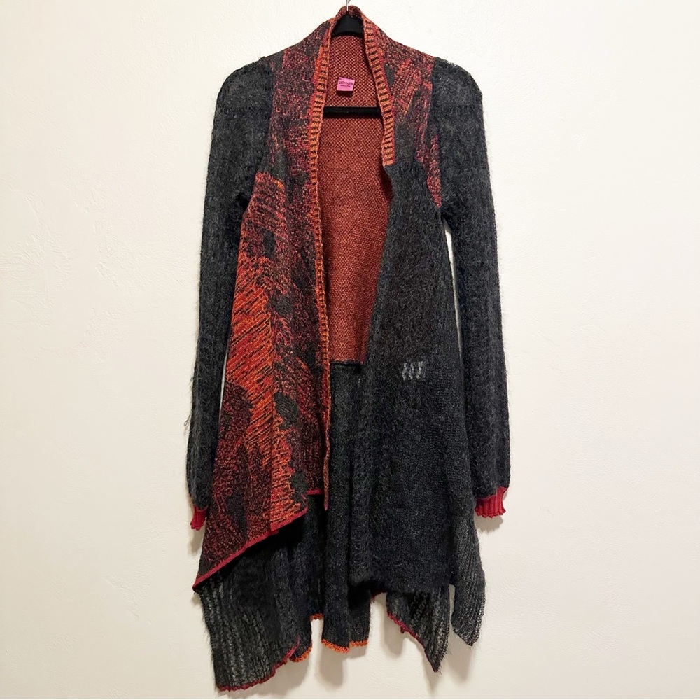 Save the Queen Mohair Wool Long Boho Cardigan